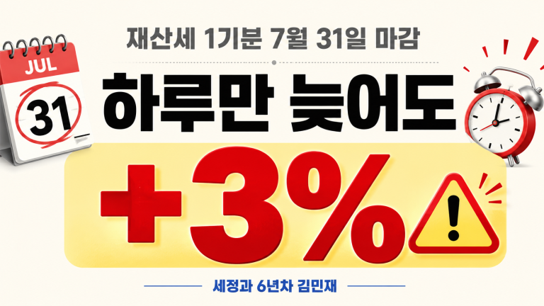 재산세 1기분 납부기간 총정리